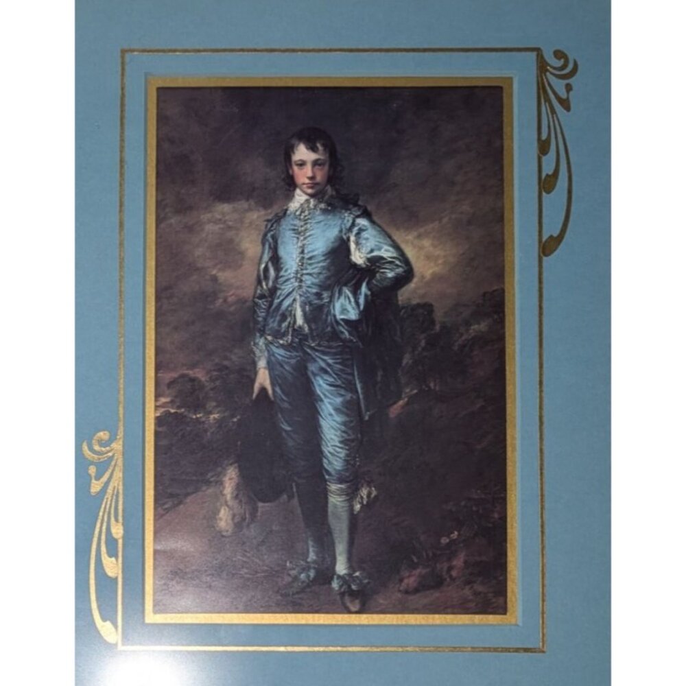 Custom Framed Blue Boy Art Print By Appleford 14" x 11" - Picture 6 of 12